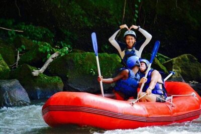 Bali ATV Quad Bike Through Tunnel, Waterfall, White Water Rafting - Lunch, lockers, and showers: the reset that keeps the day fun