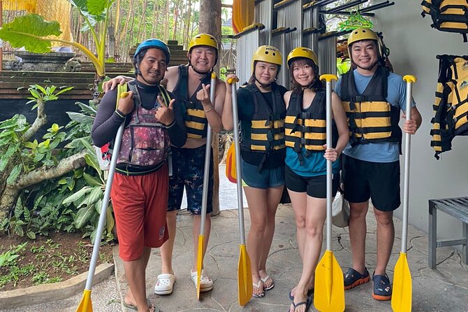 Bali ATV Ride and White Water Rafting - Ayung River rafting: jungle scenery, rapids, and the staircase workout