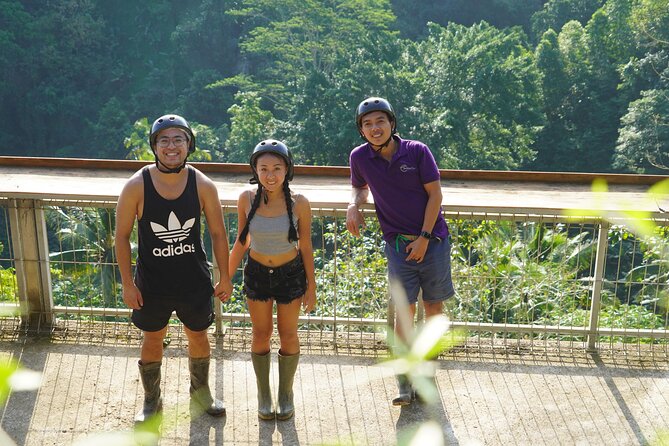 Bali Quad Bike Through Gorilla Cave - Monkey Forest and Waterfall - Sacred Monkey Forest Sanctuary: temples, trees, and gray macaques
