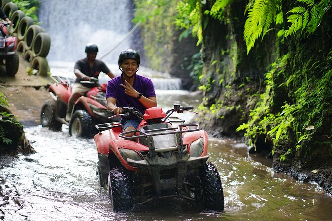 Bali Quad Bike Through Gorilla Cave - Monkey Forest and Waterfall - The quad ride: what you should expect on the track