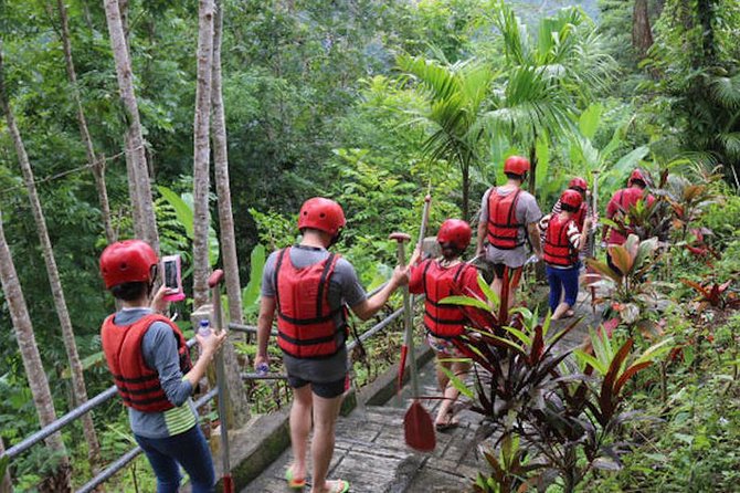 Bali White Water Rafting with No Steep Access - The stairs reality: where the effort shows up