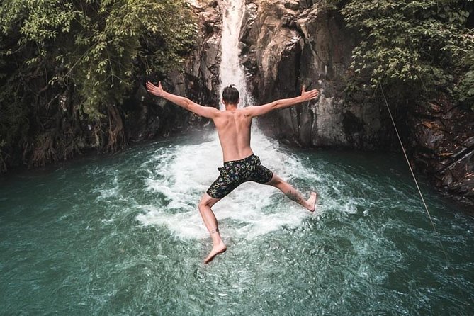 Cliff Jumping and Sliding at Aling Aling Waterfall - How the Morning Flows at Aling-Aling (Meeting Point to First Swing)