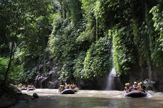 Full-Day Ayung River White Water Rafting and Ubud Tour - Tegenungan Waterfall: a refreshing finish with two ways to view it