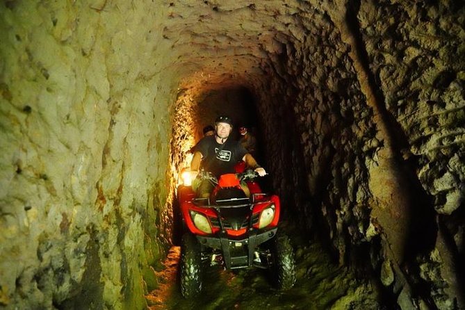 Jungle ATV Quad Bike Through Gorilla Face Cave - Lunch at a Poolside Restaurant (Then a Proper Wash-Up)