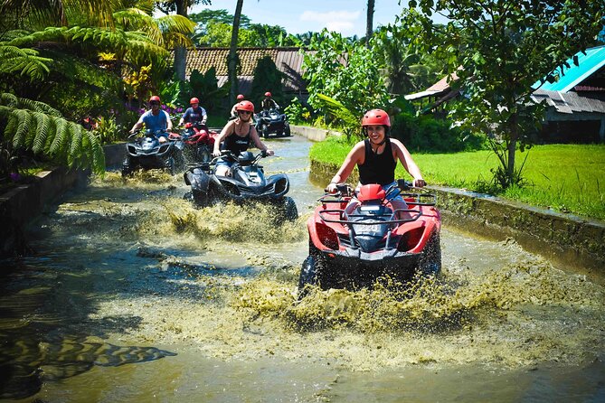 KUBER ATV UBUD - Tunnel Waterfall Rice field Jungle w Private Car - Lunch, showers, and how to end clean instead of grimy