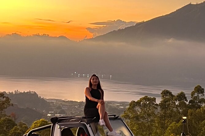 Mount Batur Jeep Adventure - Black lava fields and active volcano views in Kintamani
