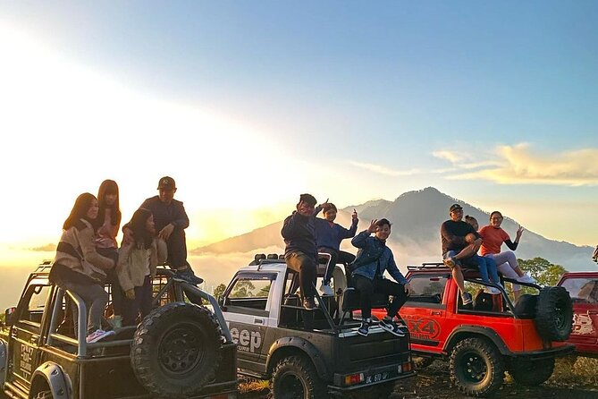 Mount Batur Jeep Sunrise Tour - All Inclusive - Getting there: pickup, air-conditioned transport, and the meeting point reality