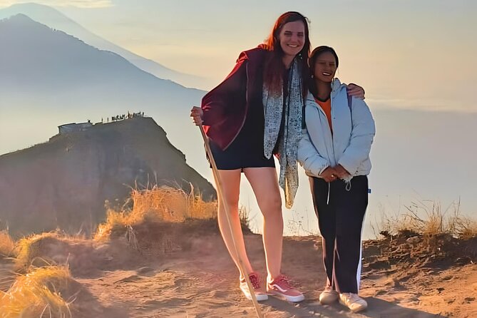 Mount Batur Sunset Trekking - The descent at night: head flashlights and an easier finish